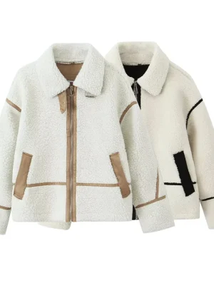 Women’s Double-Sided Collar Jacket