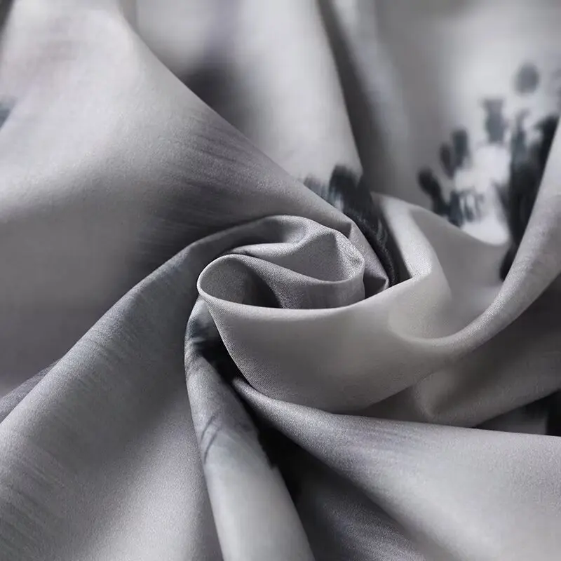 Women’s Blend Print Over-Knee Half Skirt with Knot Waist - Image 5