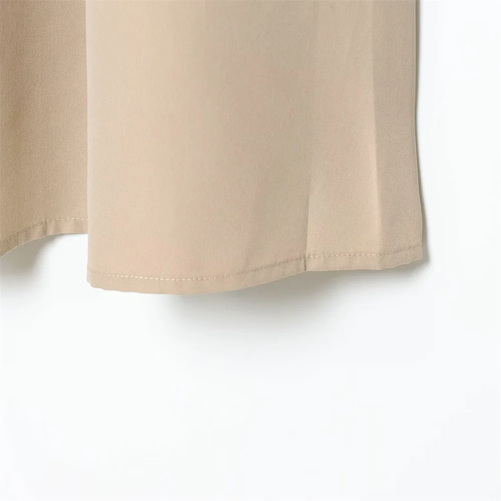 Women’s Belted Pleated A-Line Midi Skirt - Image 6