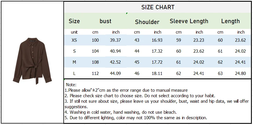 Autumn Women’s Casual Crepe Shirt with Wide-Leg Pants - Image 7