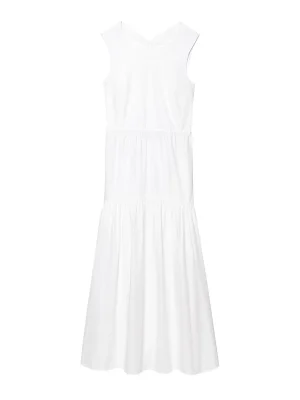 Women’s Sleeveless Folded Summer Dress