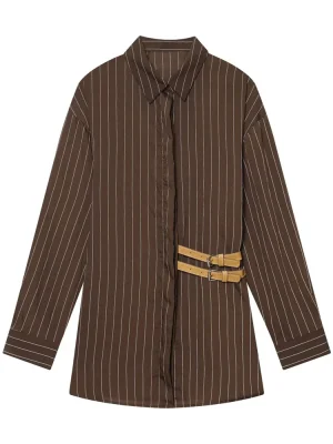 Casual French Style Striped Shirt for Women