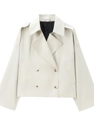 Autumn British Style Short Windbreaker Coat