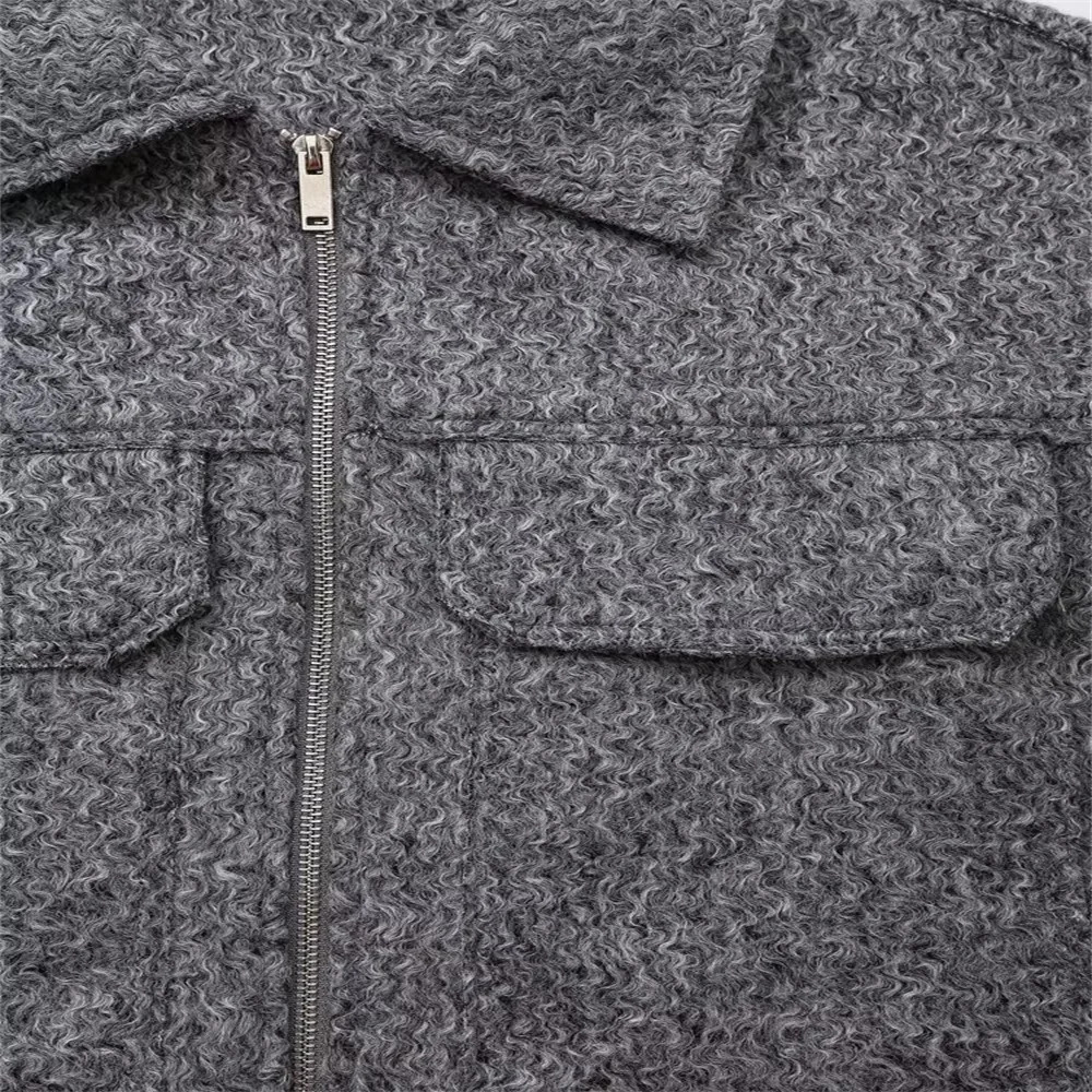 Women’s Autumn Pearl Leather Short Jacket - Image 3