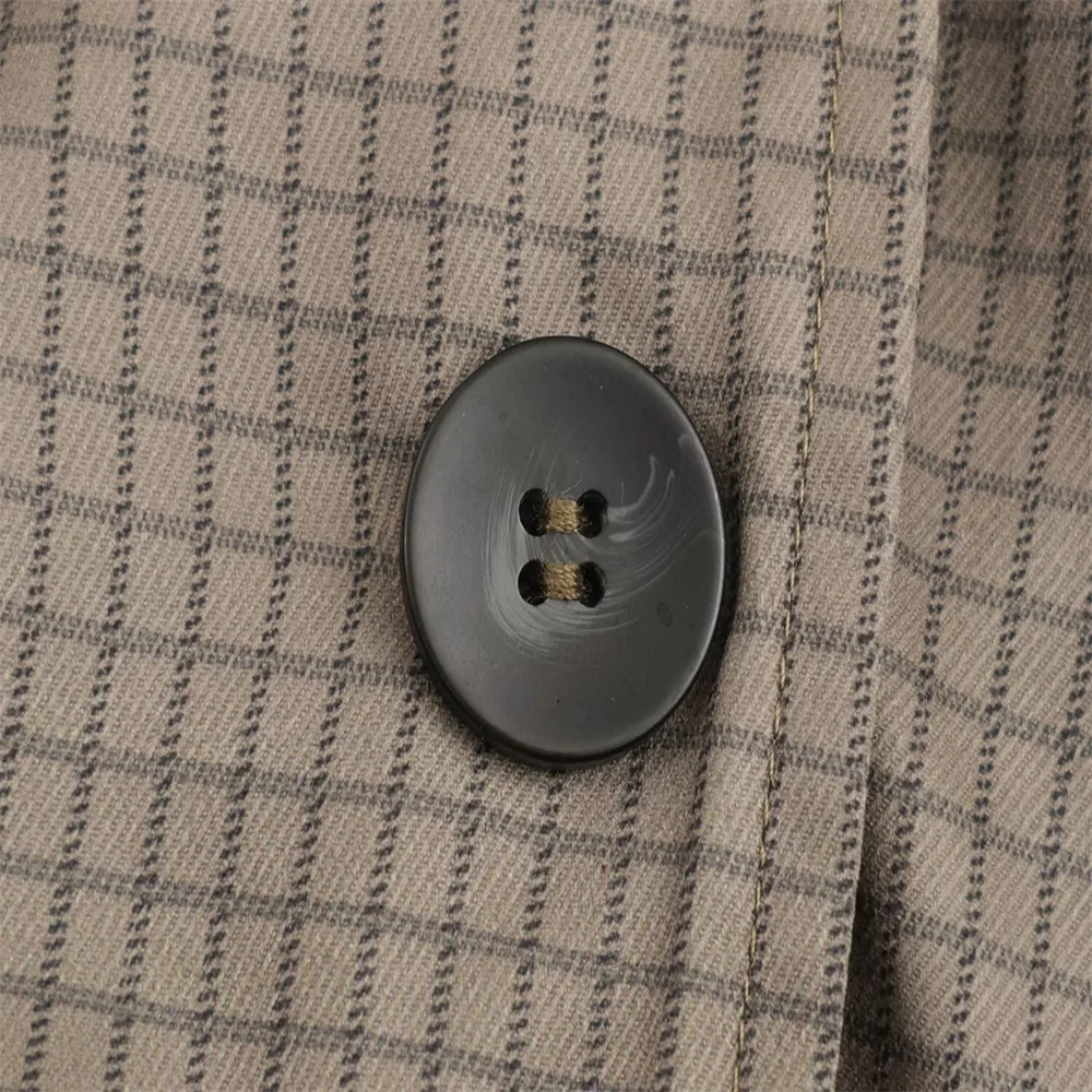 Autumn Women’s Faux Fur Collar Reversible Windbreaker - Image 4