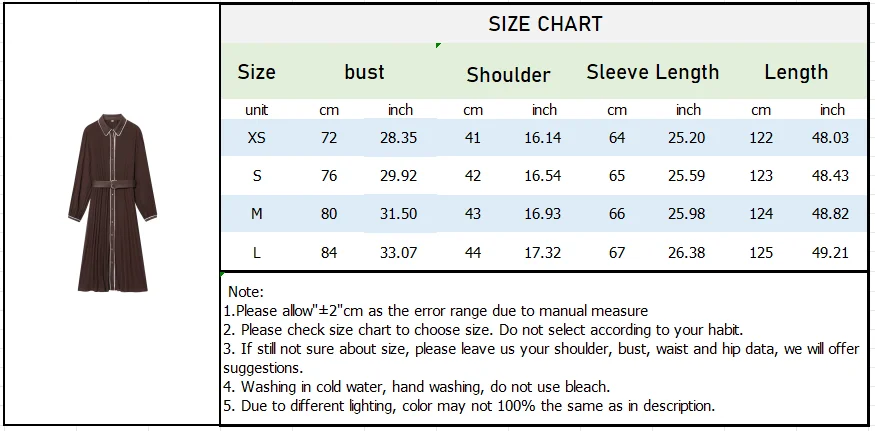 French Style Belted Pleated Midi Dress - Image 7