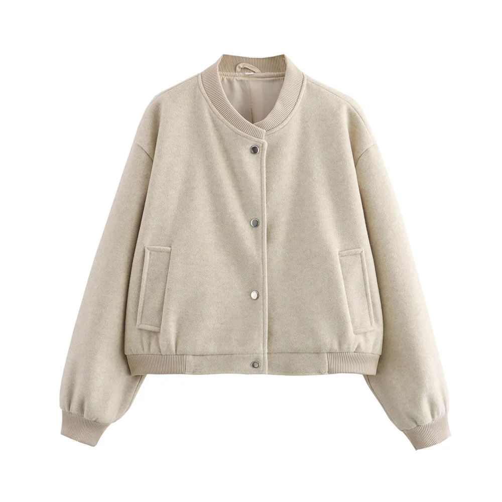 European Style Women’s Slim Wool Jacket - Image 4
