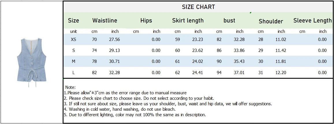 Denim Vest & Wide Leg Jeans Set - Image 7