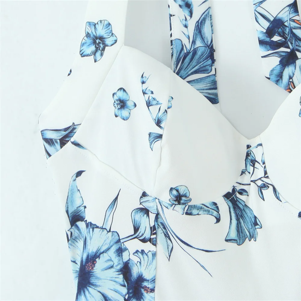 Women’s Floral Bareback Summer Dress - Image 4