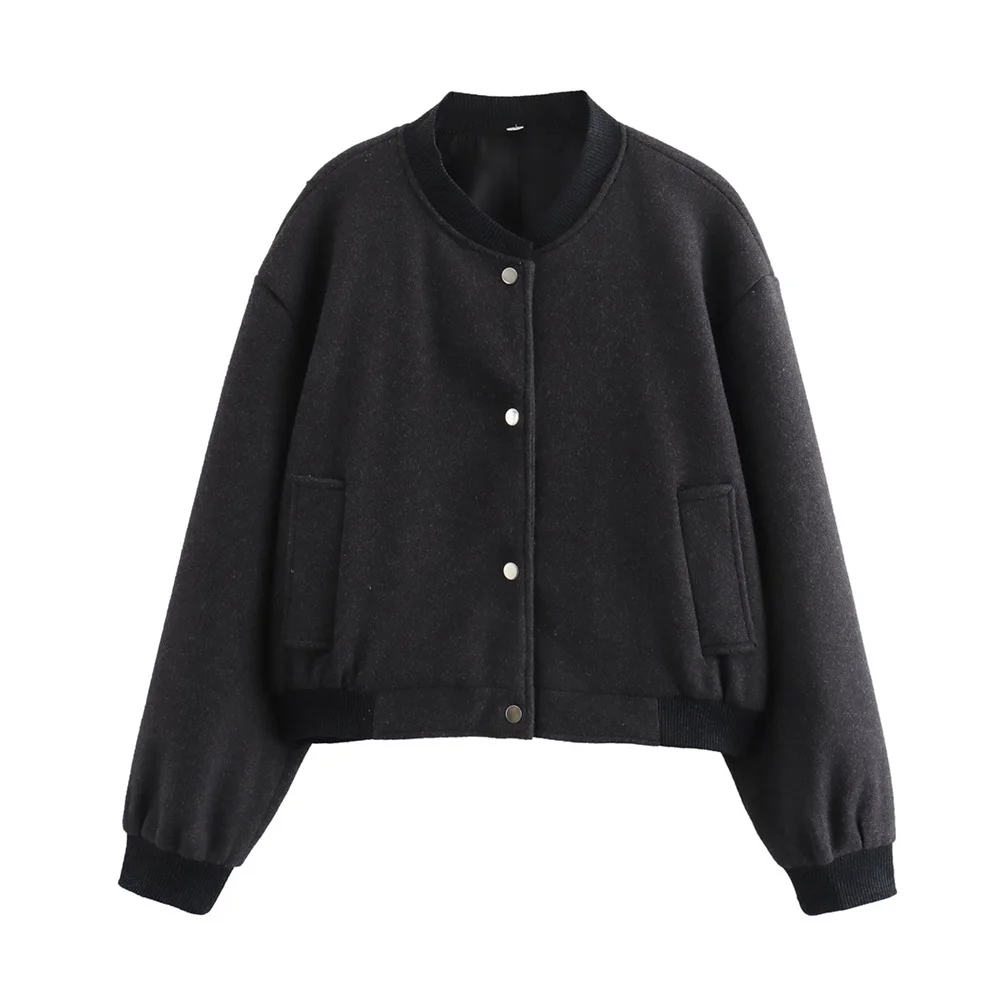 European Style Women’s Slim Wool Jacket - Image 3