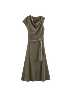 Women’s Asymmetrical Sleeve Dress
