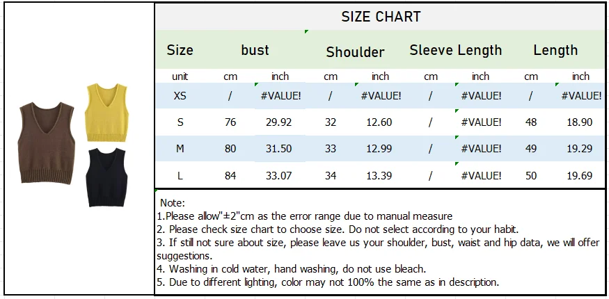 Autumn Women’s Simple V-Neck Vest - Image 7