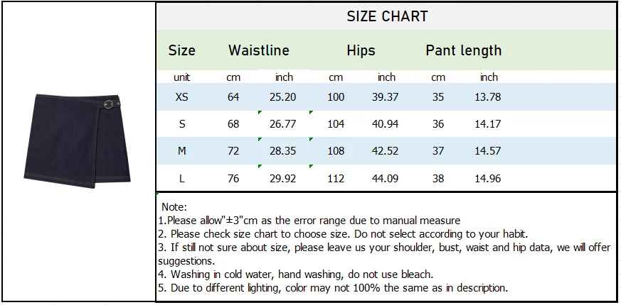 Women’s High-Waist Skirt Pants with Gold Buckle - Image 7