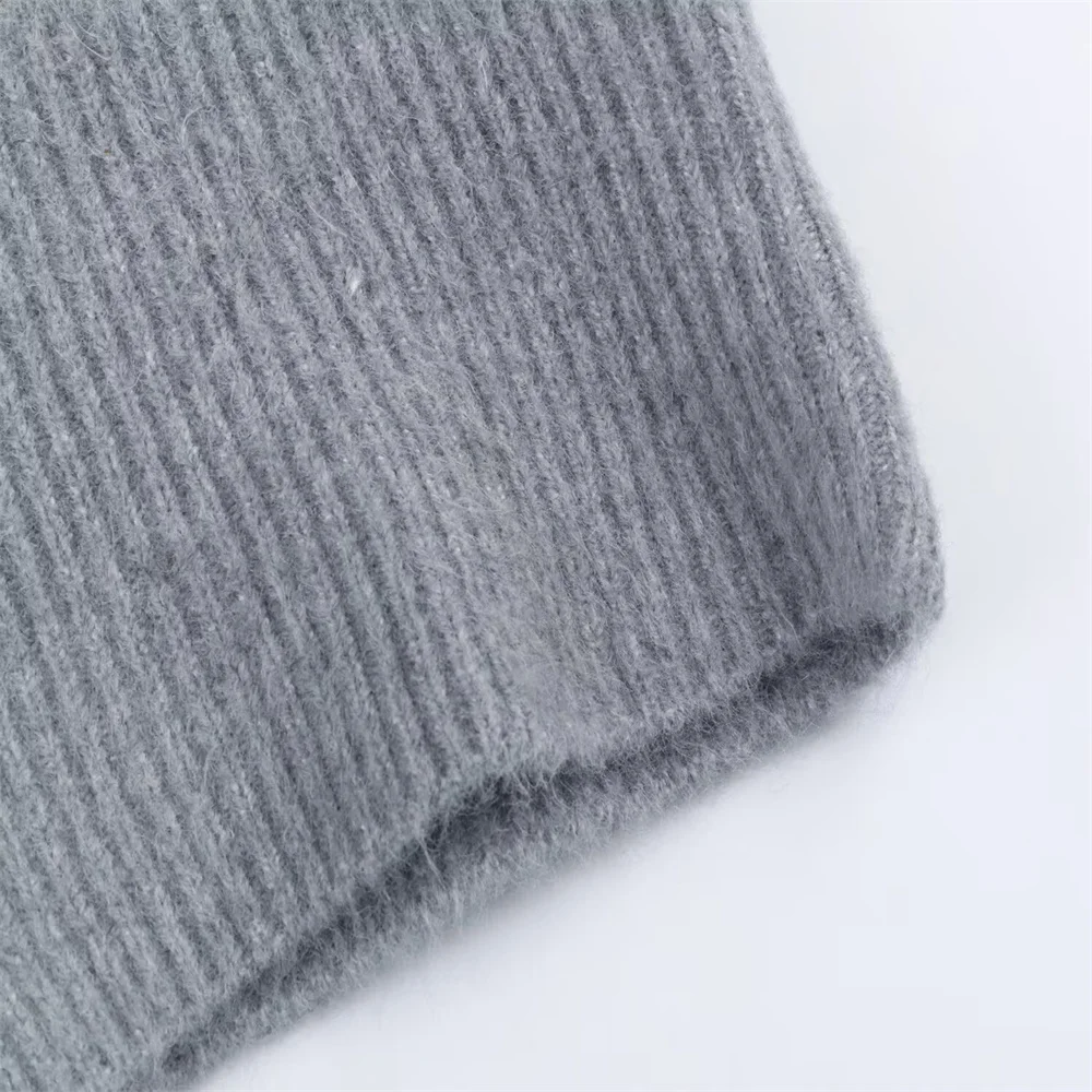 Women’s Autumn Ball Button Knit Coat - Image 5