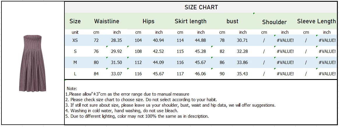 Women’s Elegant Plaid Camisole Dress - Image 7