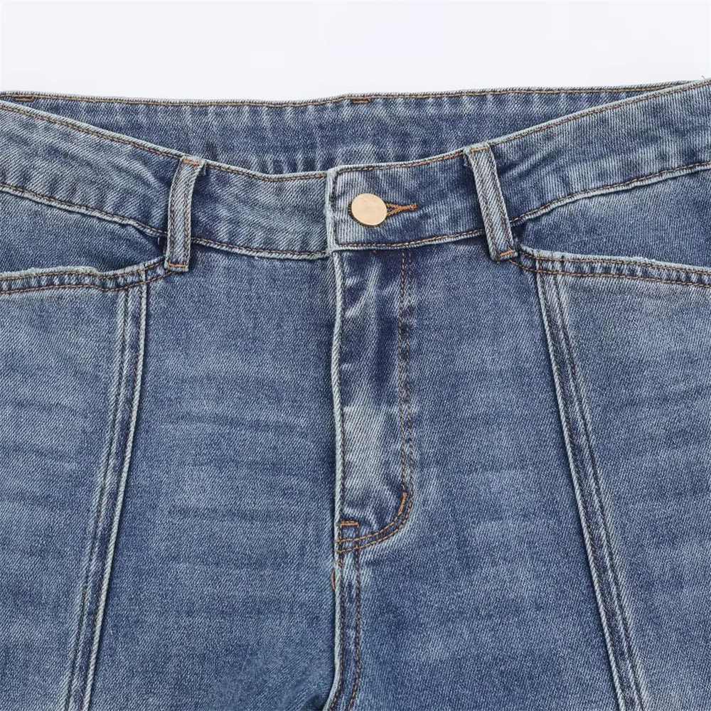 Women’s Mid-Waist A-Line Flared Jeans - Image 3