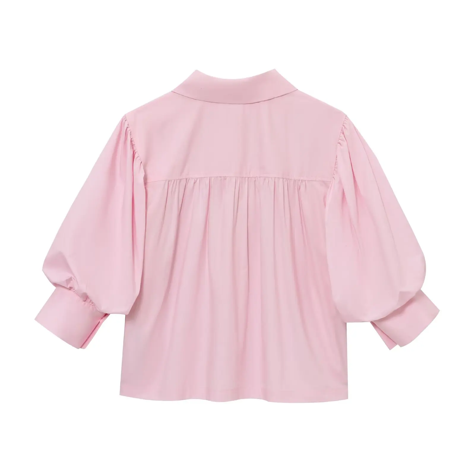 Women’s Sweet Lantern Sleeve Summer Shirt - Image 4