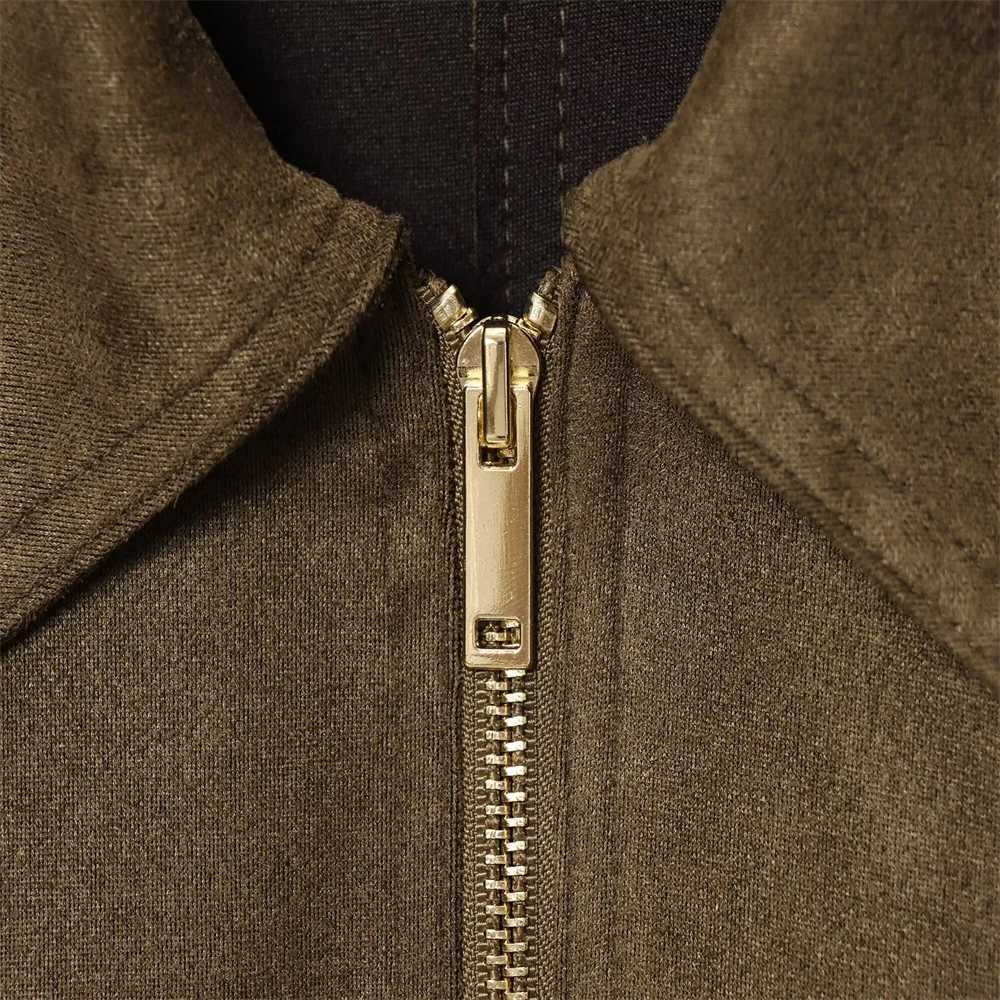 Autumn Women’s Loose Suede Effect Coat - Image 3