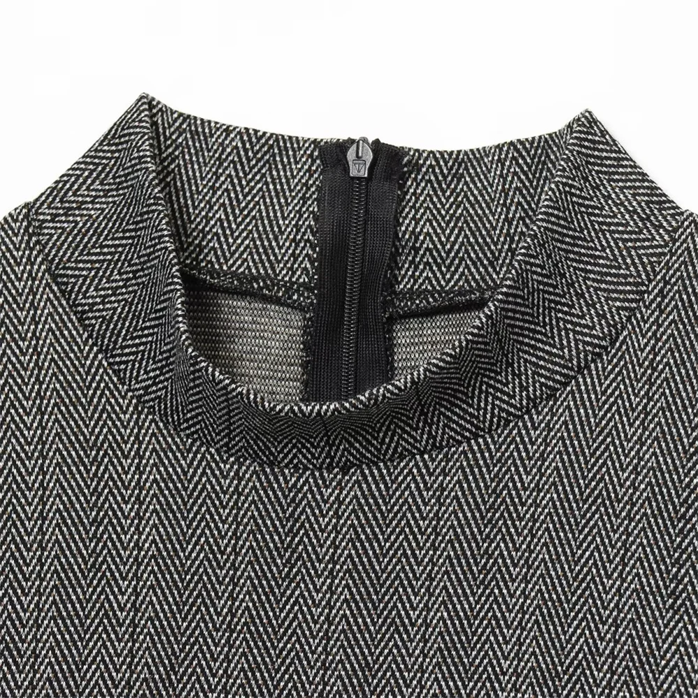 Women’s Slim Fit Sleeveless Twill MIDI Dress - Image 3