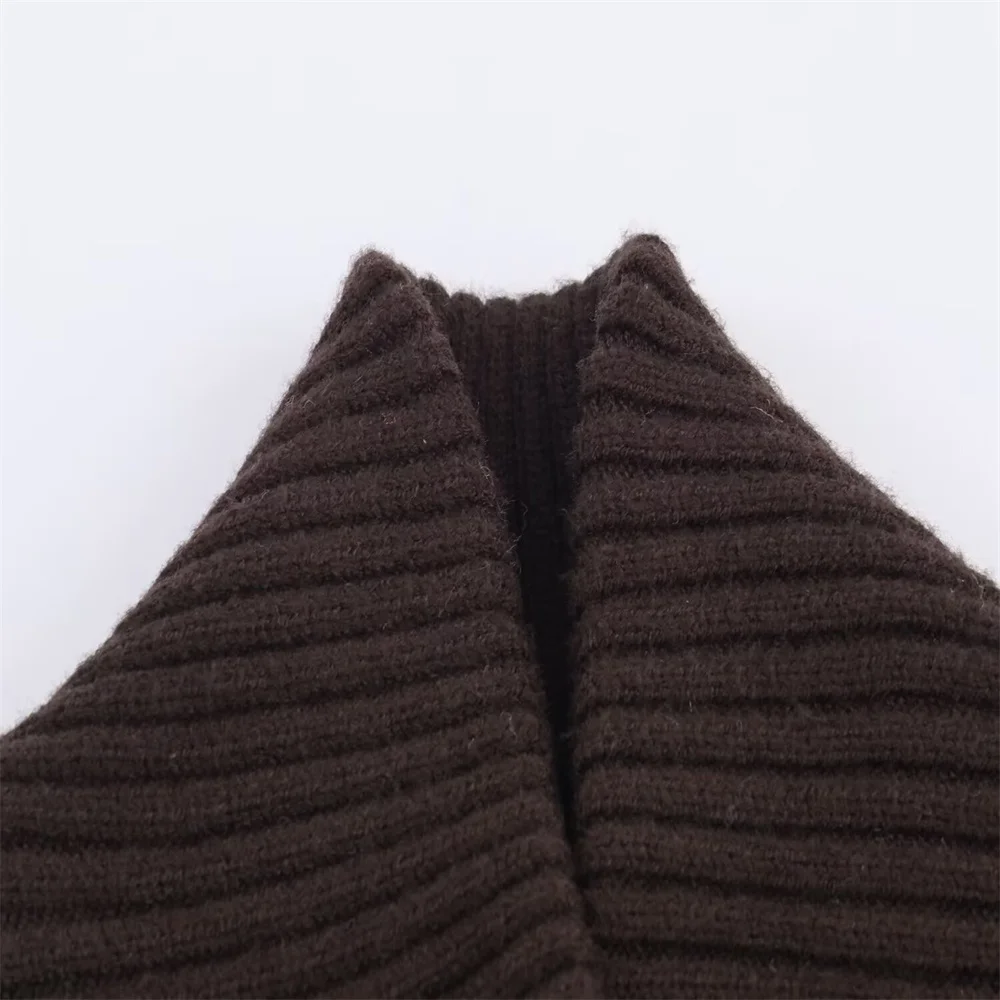 Women’s Casual Ribbed Long Sleeve Jacket - Image 3