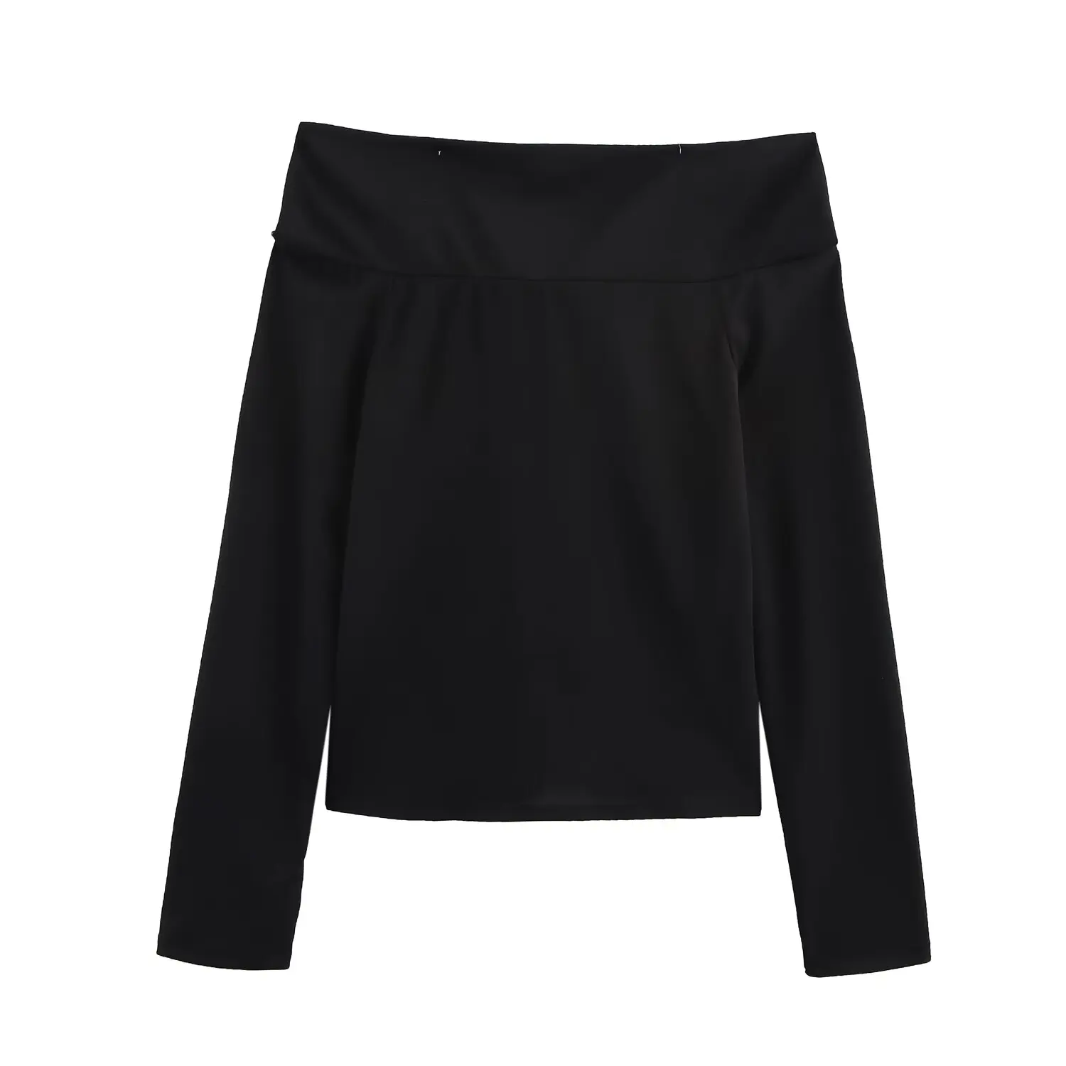 Women’s Retro Off-Shoulder Buckle Top - Image 4