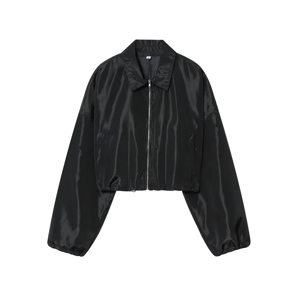 Women’s Zipper Coat & Midi Skirt Set - Image 2