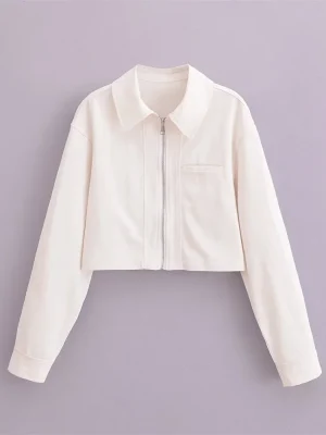 Autumn European-Style Washed Cotton Jacket