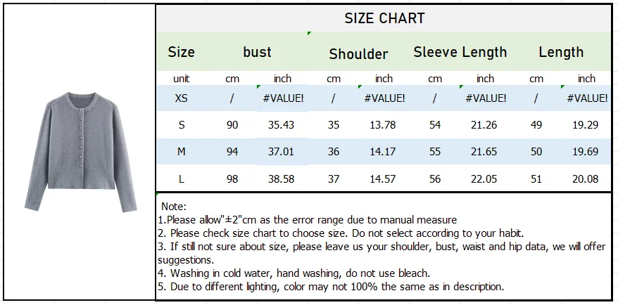 Women’s Autumn Ball Button Knit Coat - Image 7