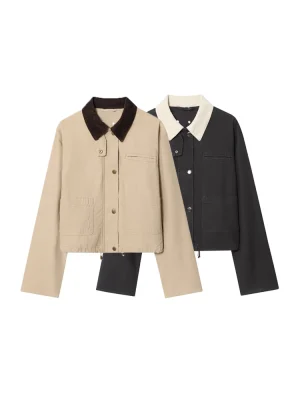 Women’s Patchwork Corduroy Jacket