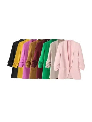 Women’s Office Style Open Blazer