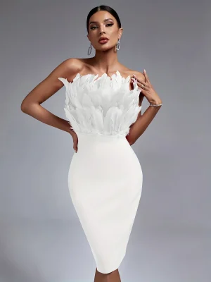 Elegant Sexy Bodycon Bandage Party Dress