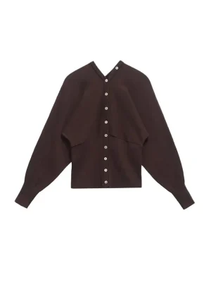 Women’s V-Neck Button Knit Cardigan