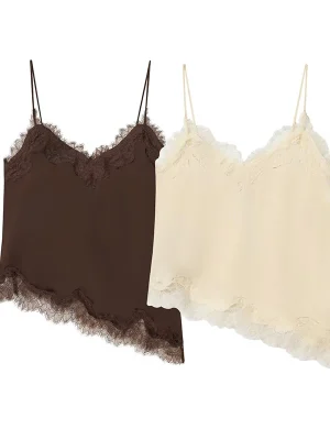 Women’s Lace Backless Sleeveless Top