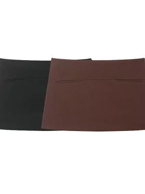 Women’s High Waist Side Zipper Mini Skirt Shorts