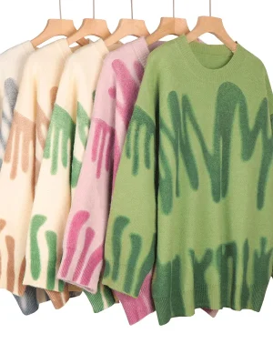 Women’s Oversized Striped Sweater