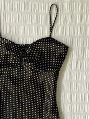 Vintage Polka Dot Ruched Camisole Top