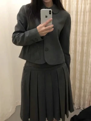 Vintage Chinese Style Bow Short Coat