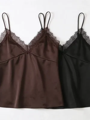 Women’s Lace Patchwork Camisole Top