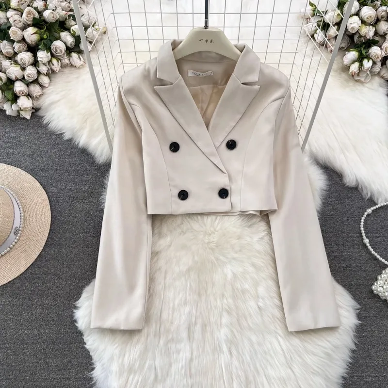 Grunge Blazer & A-Line Dress Set - Image 5