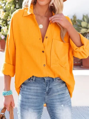 Women’s Oversized Collared Shirt