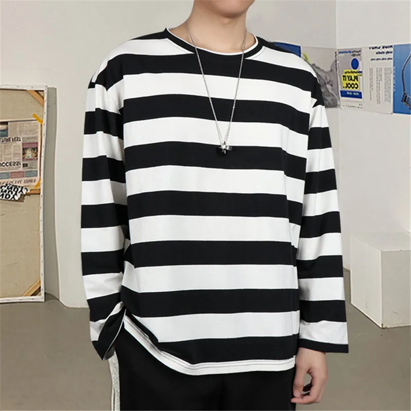 Gothic Striped Oversized Tee - Image 5