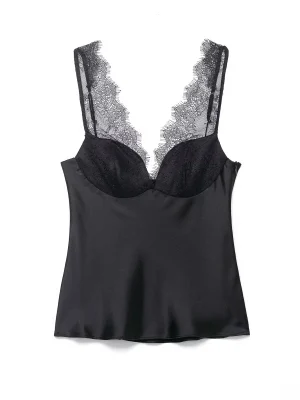 Women’s Lace Camisole Top V Neck Off Shoulder