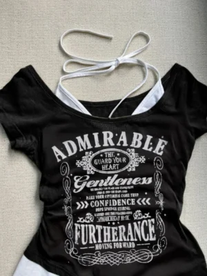 American Retro Fake Two-Piece Top