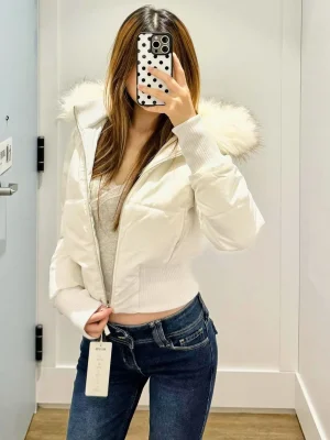 Women’s Fur Collar Hooded Winter Parka