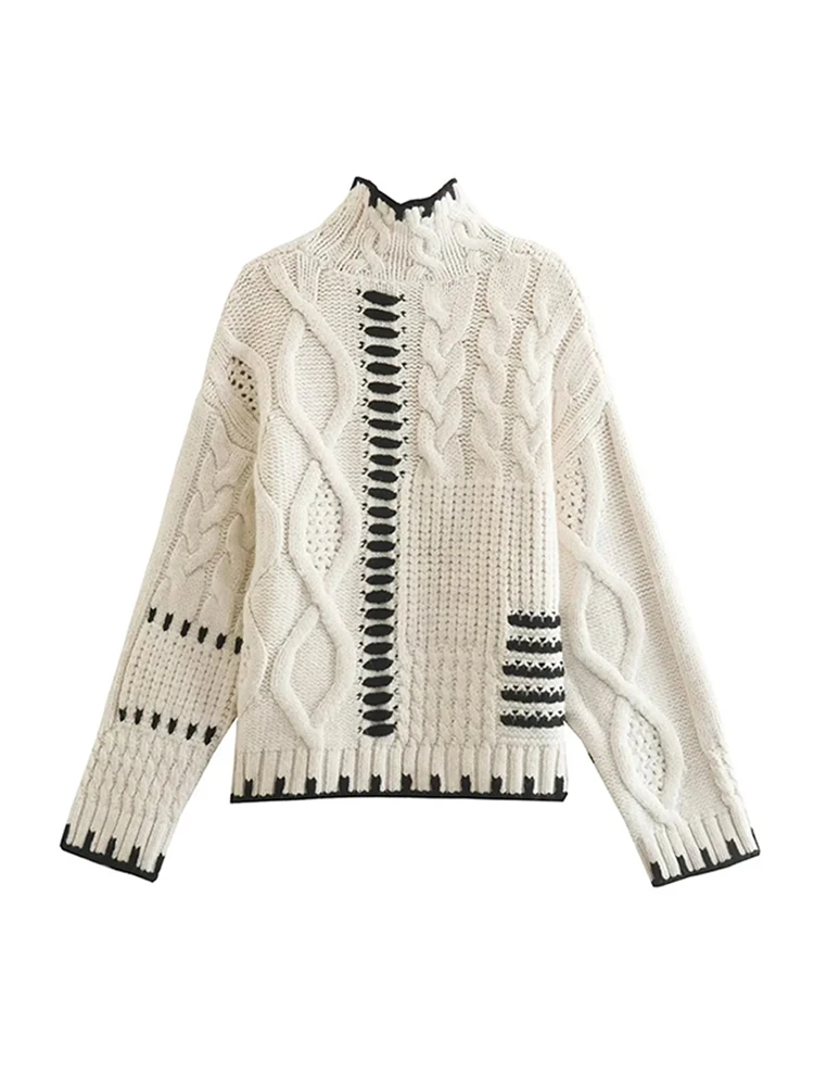 Cozy Chic Oversized Knit Sweater - Image 4