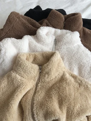 Women’s Faux Fur Coat Plush Warm Winter Jacket