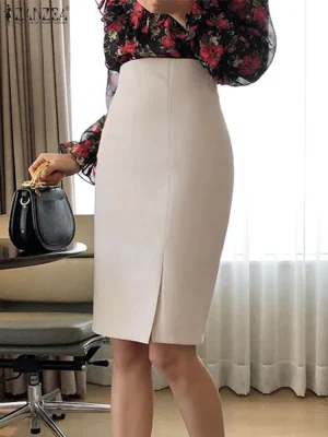 Women’s High Waist Bodycon Office Skirt