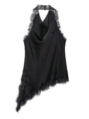 Women’s Satin Halter Neck Backless Top