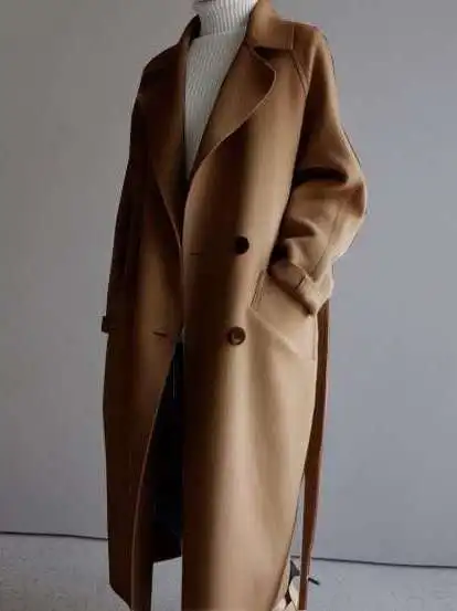 Long Sleeve Mid-Length Coat - Image 4