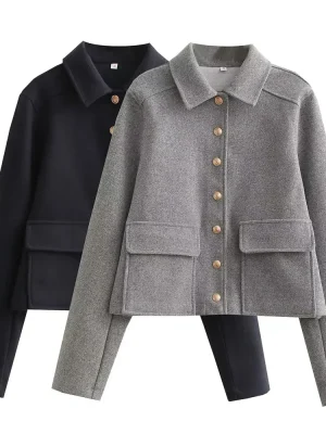 Women’s Cropped Bomber Jacket